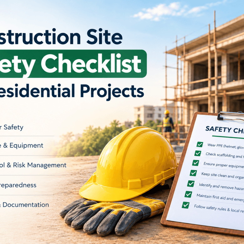 Construction Site Safety Checklist for Residential Projects