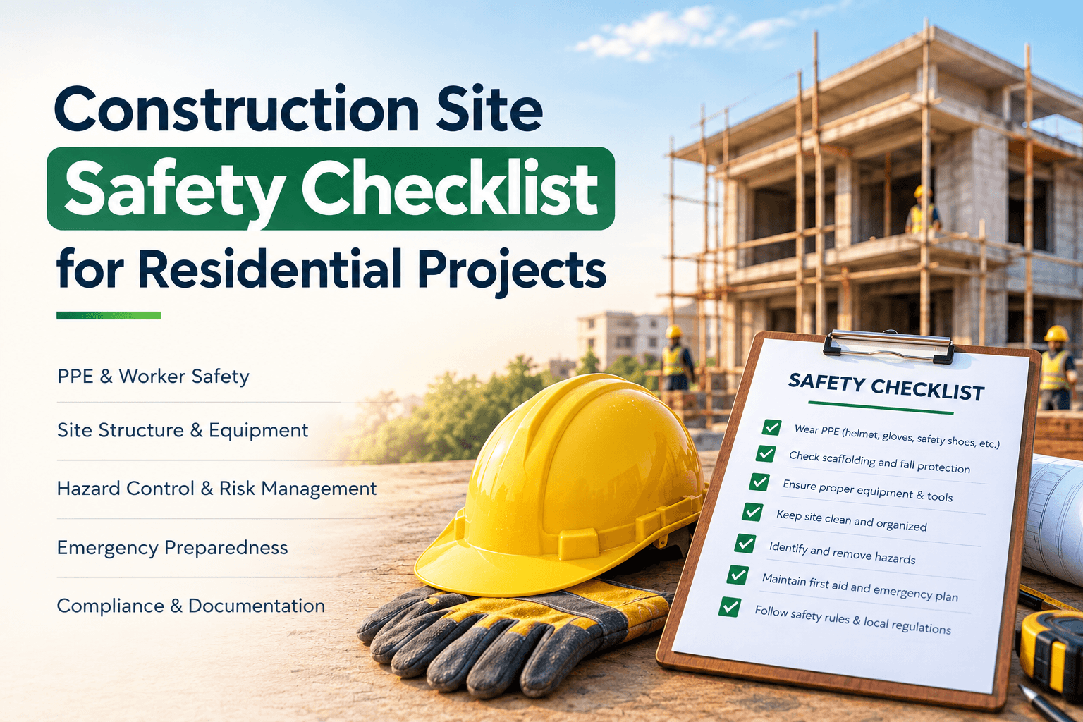 Construction Site Safety Checklist